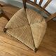 Set of 2 old mulched wooden chairs