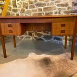 Vintage Teak Desk by Tibergaard