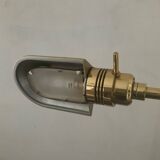 Brass reading floor lamp from the 1970s