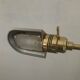Brass reading floor lamp from the 1970s