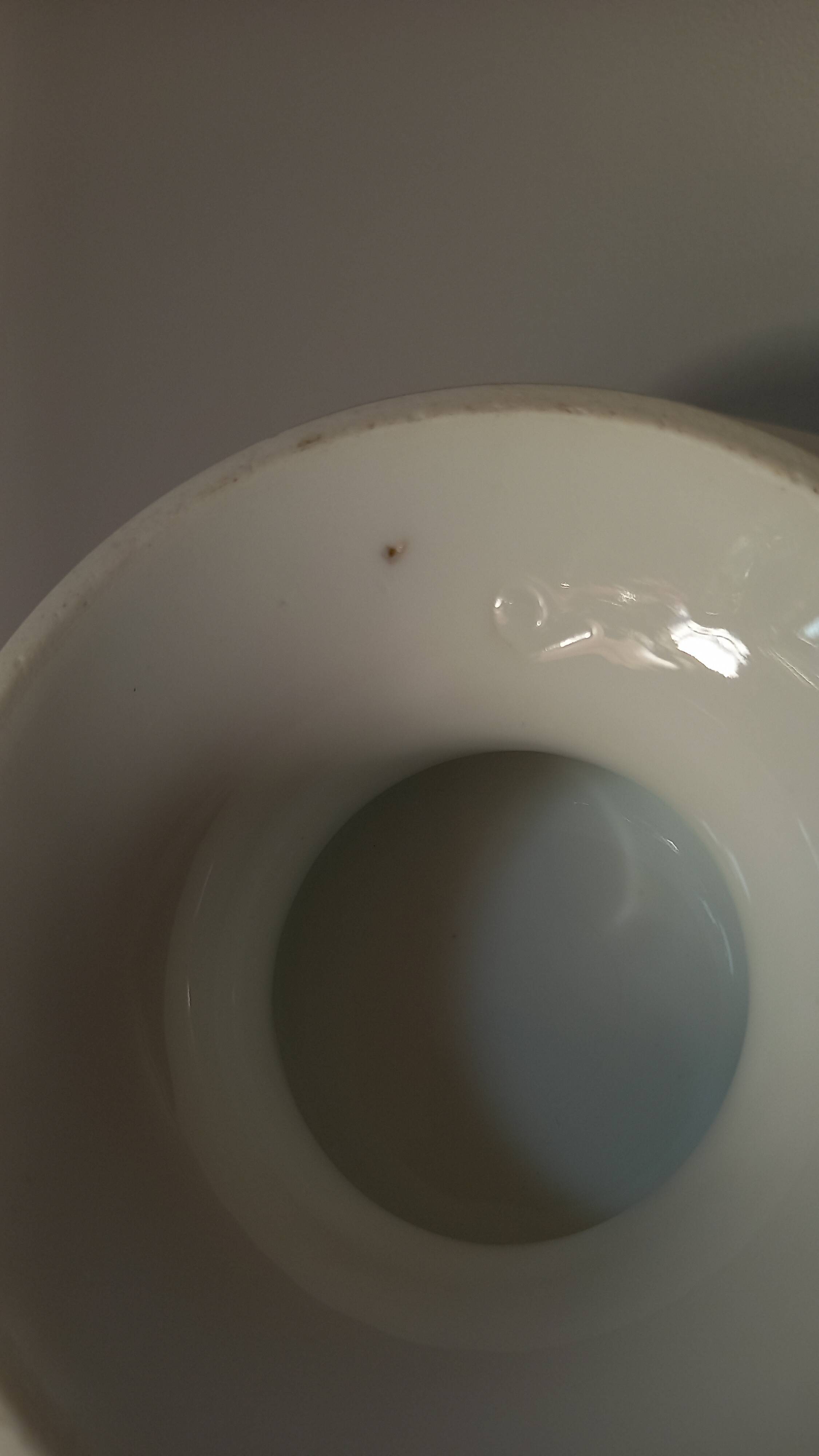 Small white porcelain fruit cup