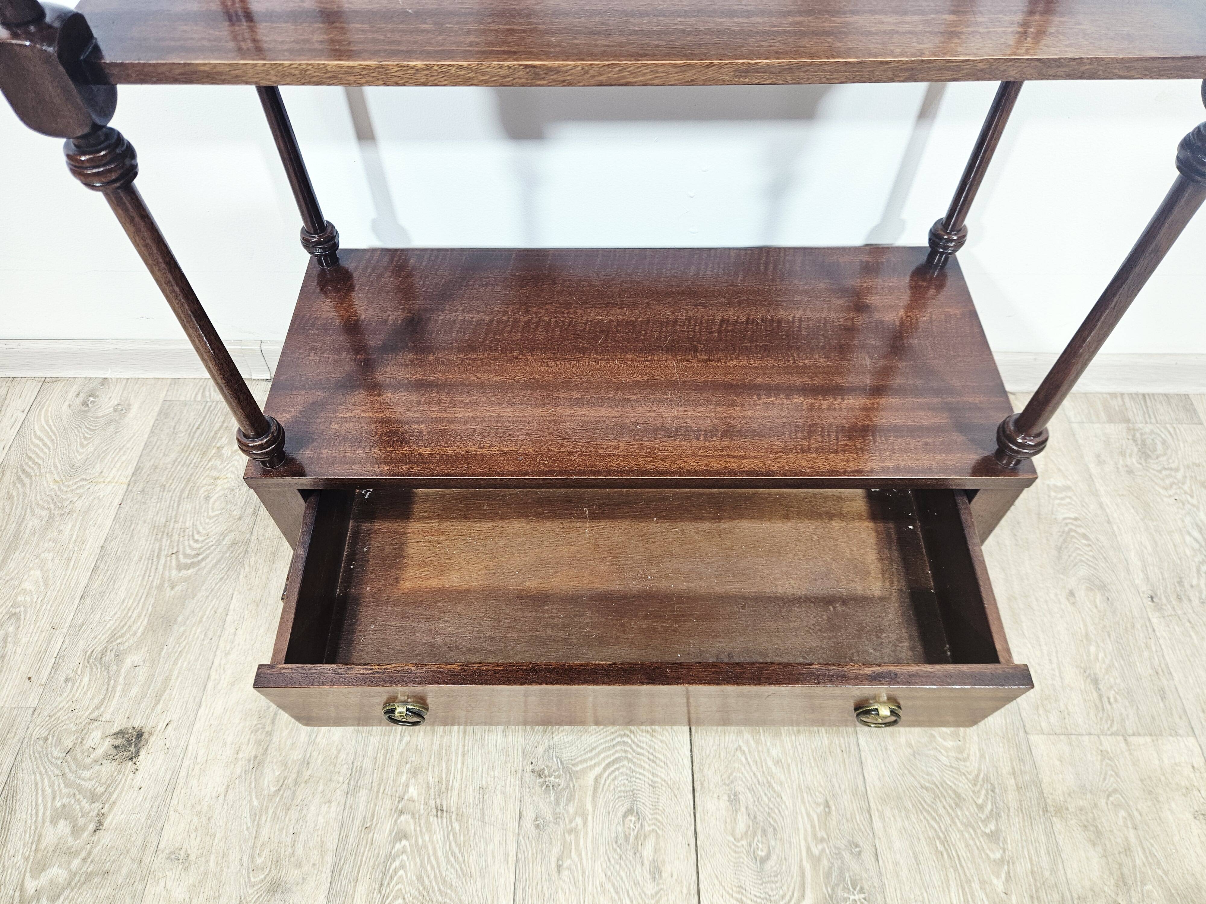 Stylish mahogany shelf/England/mid. 20th century/Classic/Unique