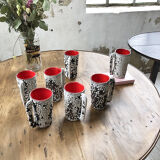 7 cups Vallauris fatlava