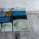 1970s Belgian Ceramic Mosaic Coffee Table by Belarti/Denisco — Multicolour Tiles, Black Metal Frame