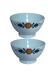 Pair of porcelain bowls with floral pattern – Vintage