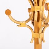 Italian Bamboo-Rattan coat hanger, 1980's