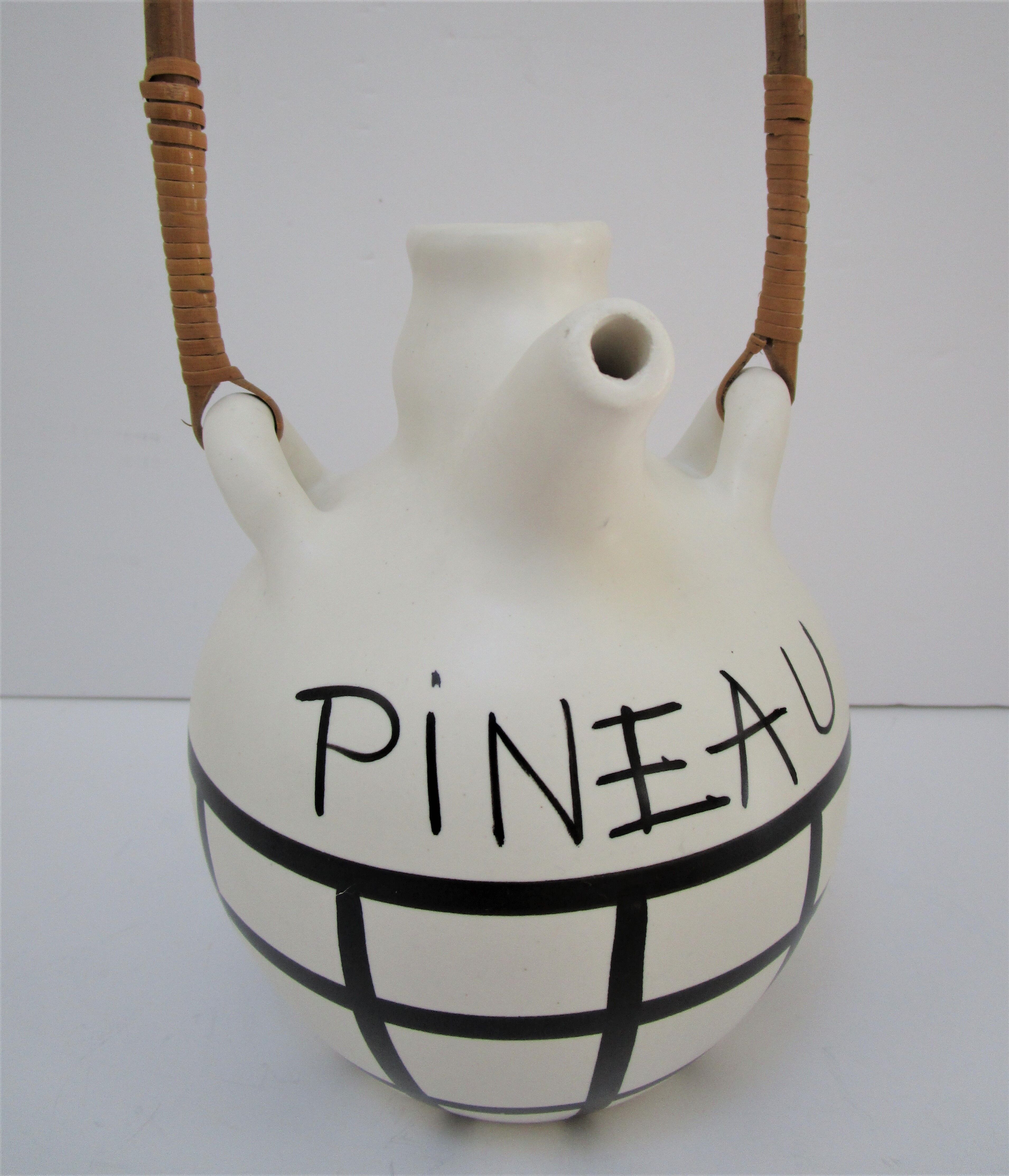 pineau bottle and ceramic cup by Lili Voltz 60s