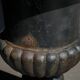 Garden urn / Decorative cast iron planter, French neoclassical design, 1950s