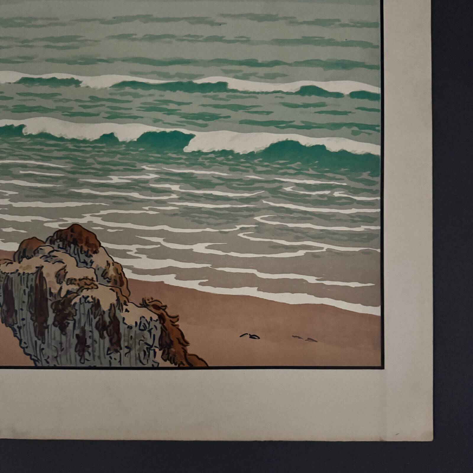 Lithograph by Henri Rivière Aspects of Nature - The Sea