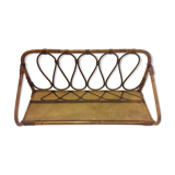 Shelf rattan of the 50s/60s