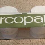 Arcopal lot of 4 shells scented pea pattern