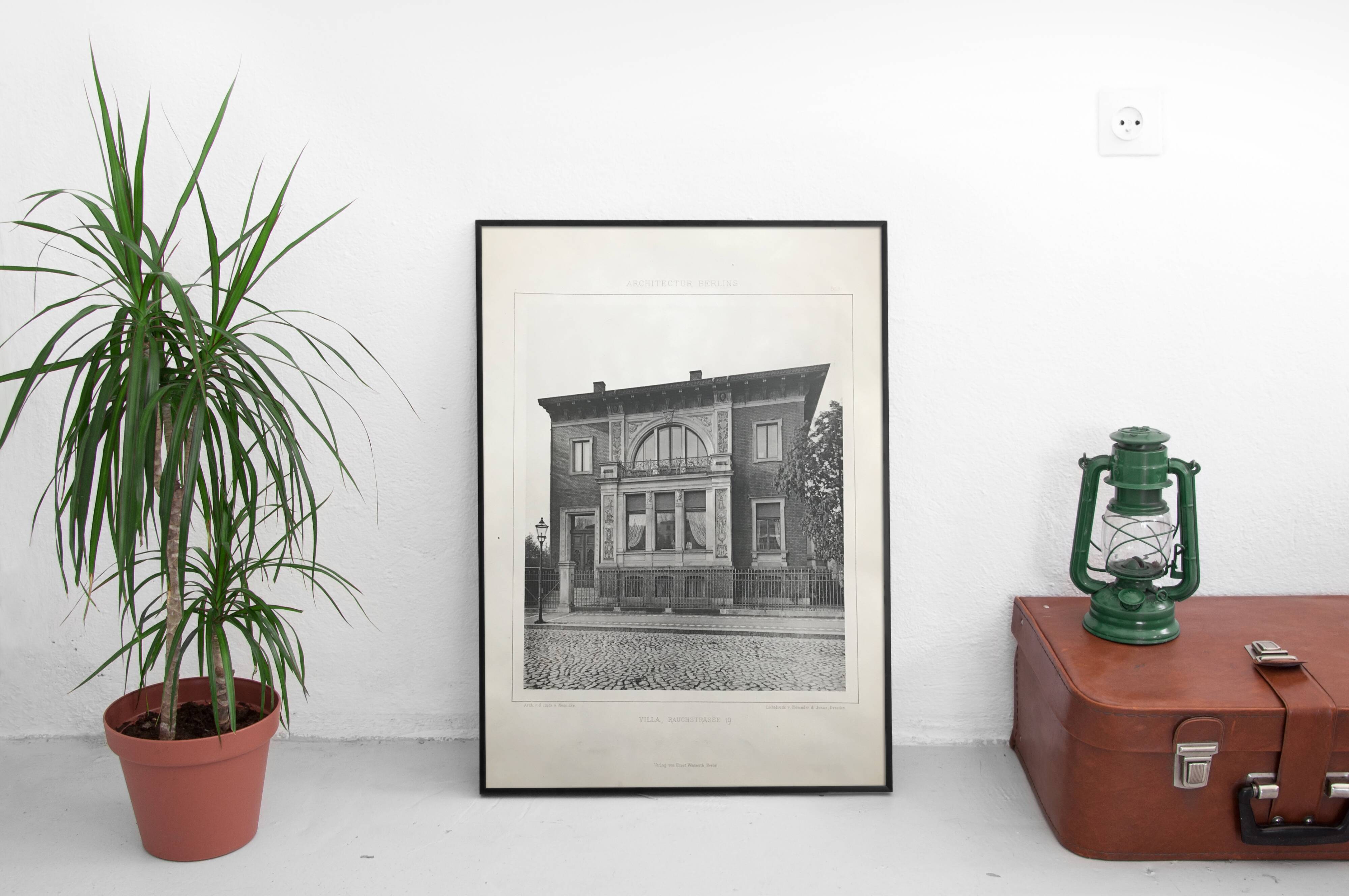 Illustration architecture Berlin 19th Villa Rauchstrasse