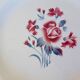 Vintage round dish of Digoin Sarreguemines model Nina Rosa