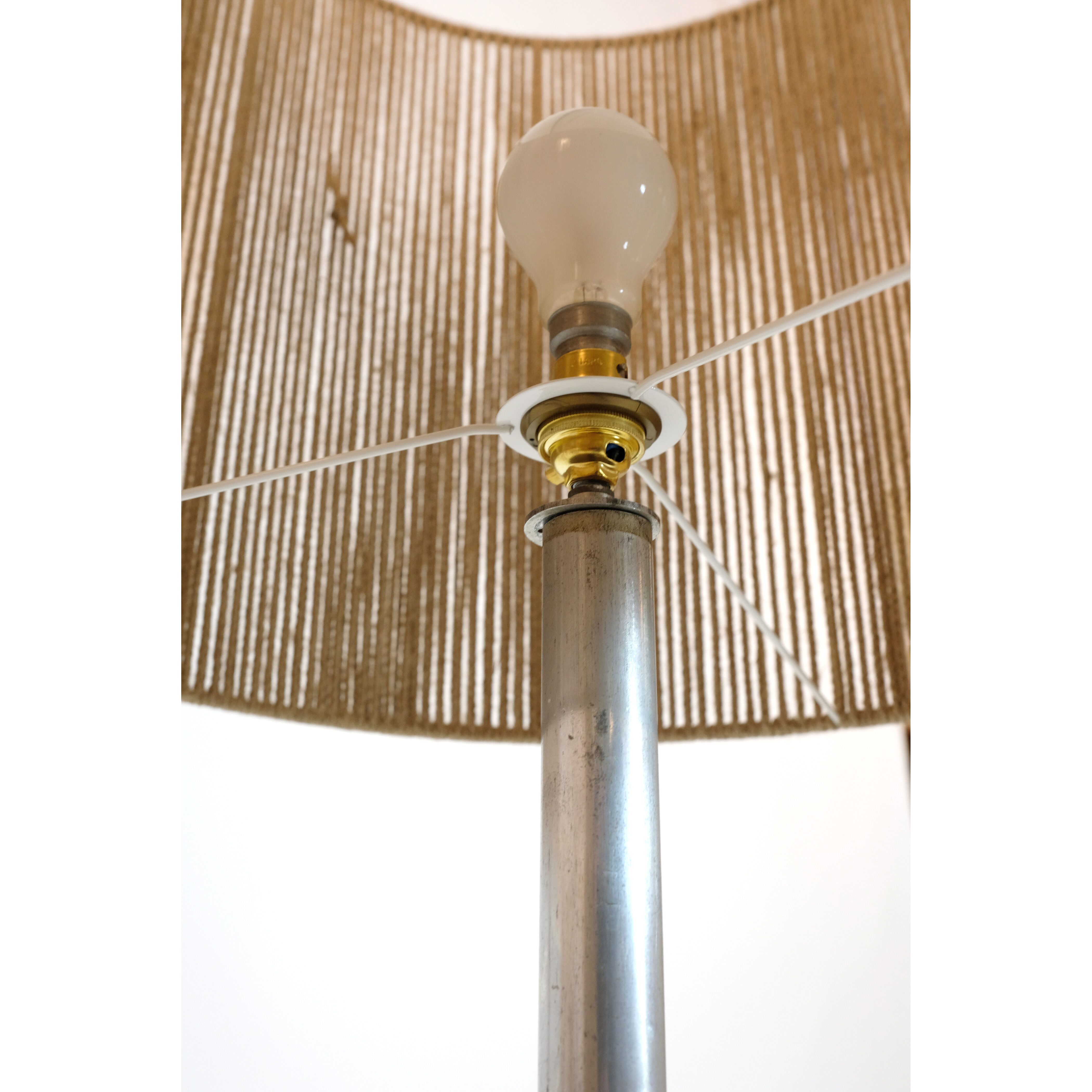 Lampadaire français des années 40-50, édition DIM