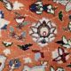 Vintage 1950s Persian Tabriz rug with silk highlights 84cm x 127cm