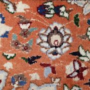 Vintage 1950s Persian Tabriz rug with silk highlights 84cm x 127cm