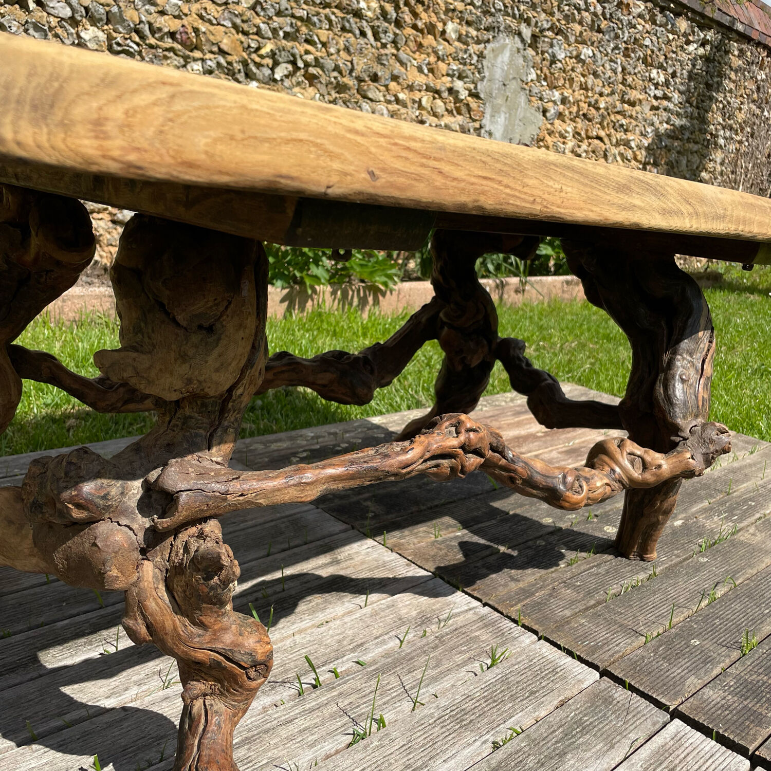 Vintage brutalist coffee table