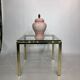 1980s Pink Ceramic Italian Table Lamp Marble Effect Vintage Urn Neo Classic