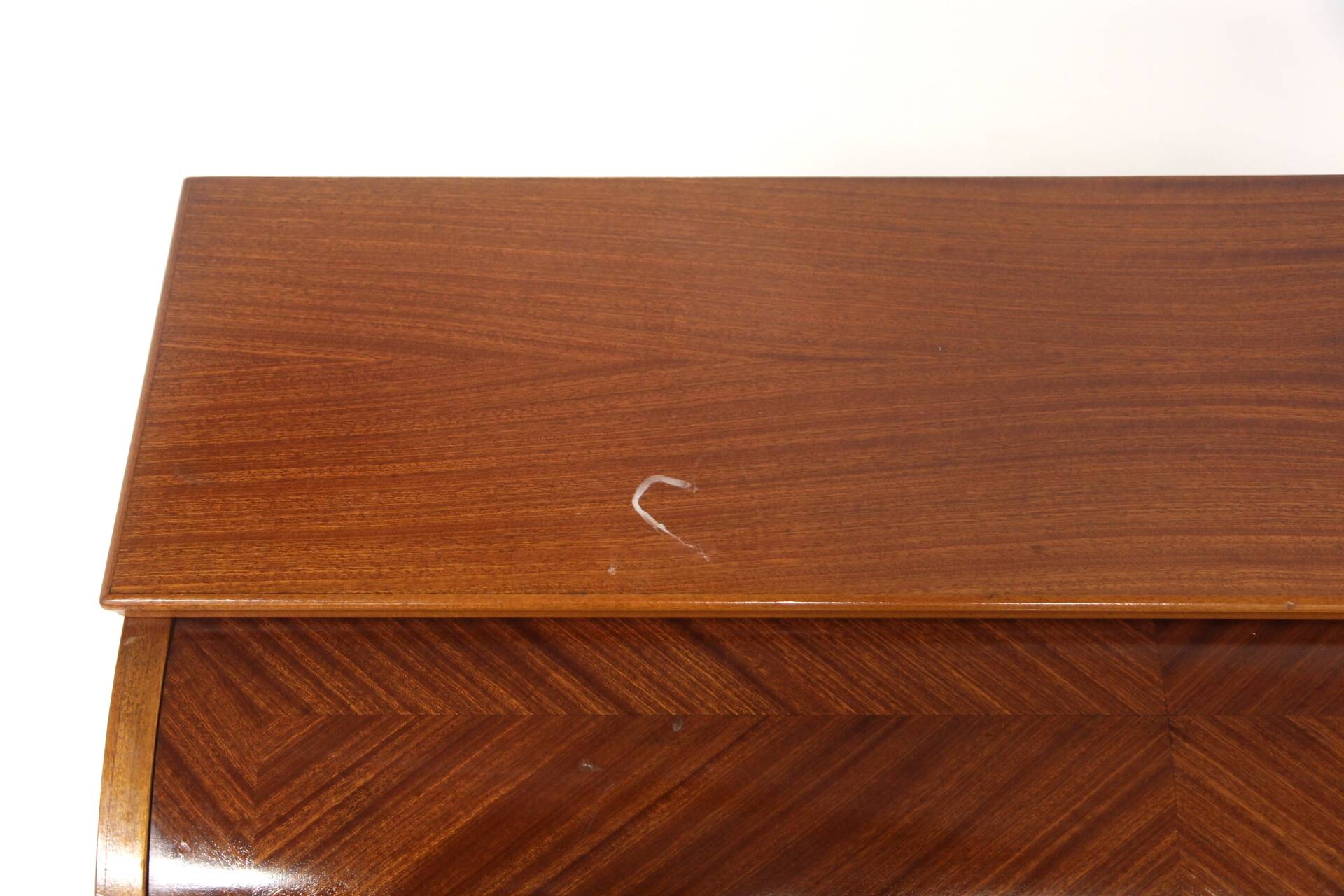 Scandinavian mahogany secretary desk, Bröderna Gustafssons, Sweden, 1950