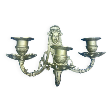 Wall sconce caryatid Art Nouveau 19th century