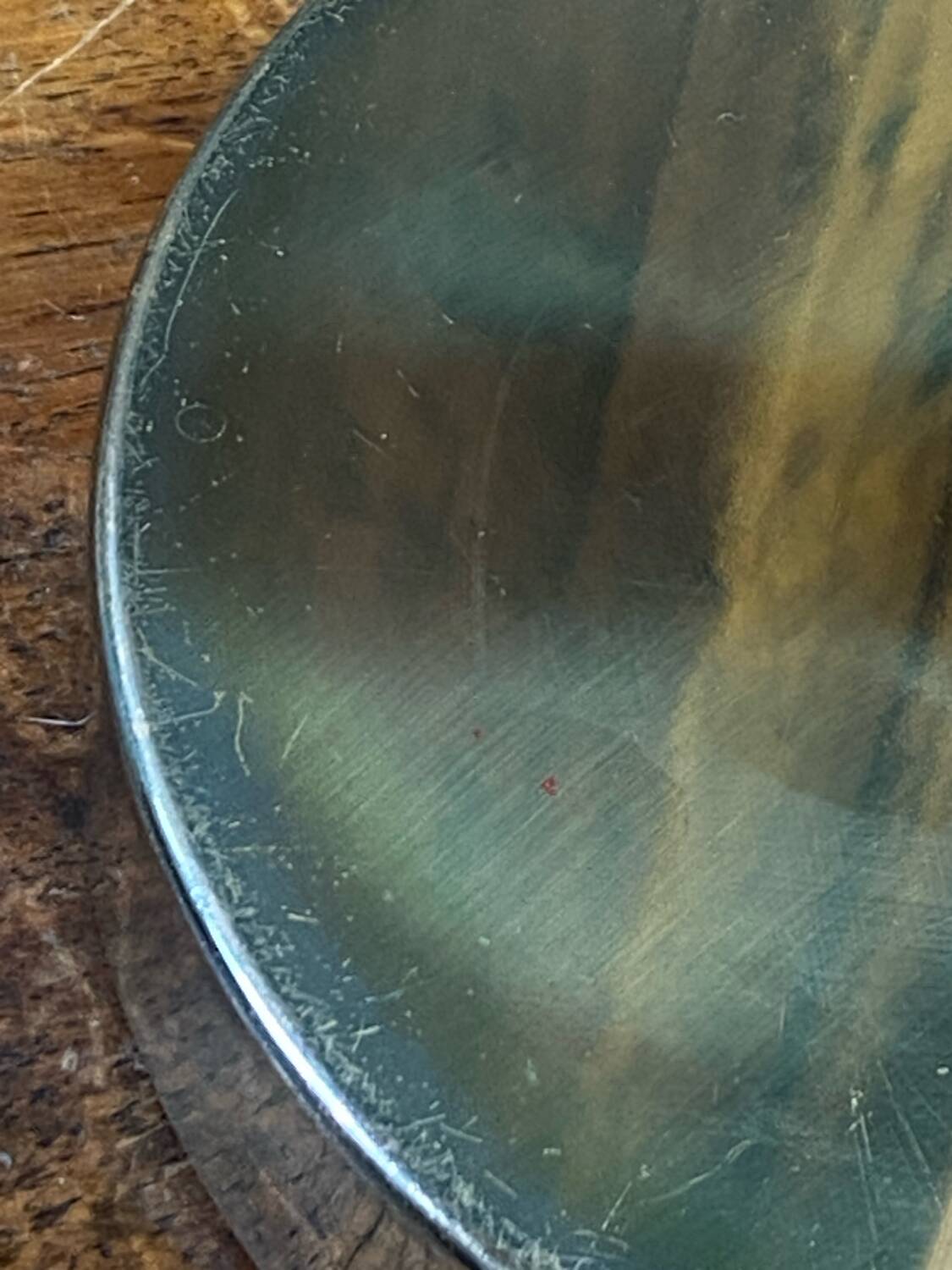 Brass lamp with pleated shade