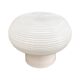 White glass spiral wall lamp by Polam Vikasy, Poland in the 1970s.