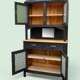 Parisian art deco buffet in solid walnut 1930