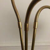 Floor lamp 3 articulated lights 1960