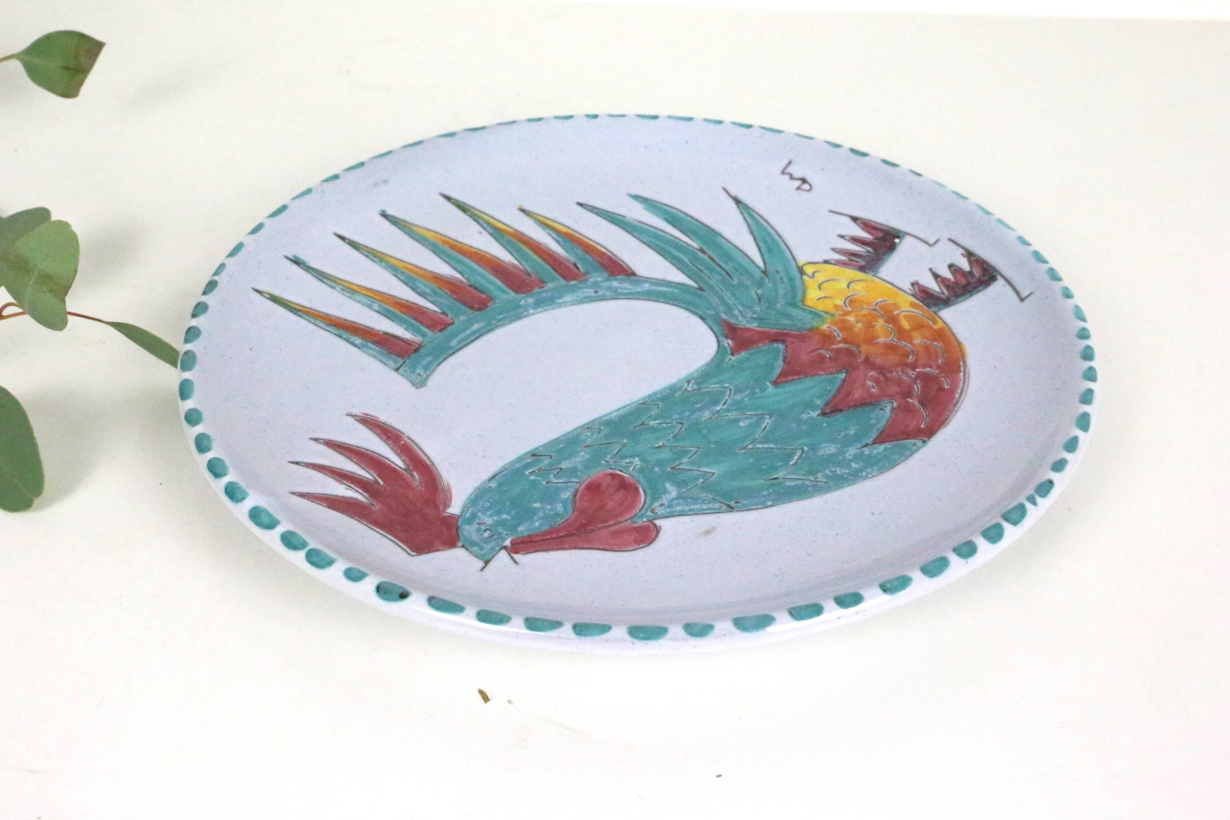 Vintage Rooster Plate