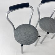 Ensemble de 4 chaises de salle à manger par Calligaris Italie, 1980