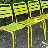 Chaises en métal
