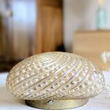 Plafonnier ambré vintage (L-0186)