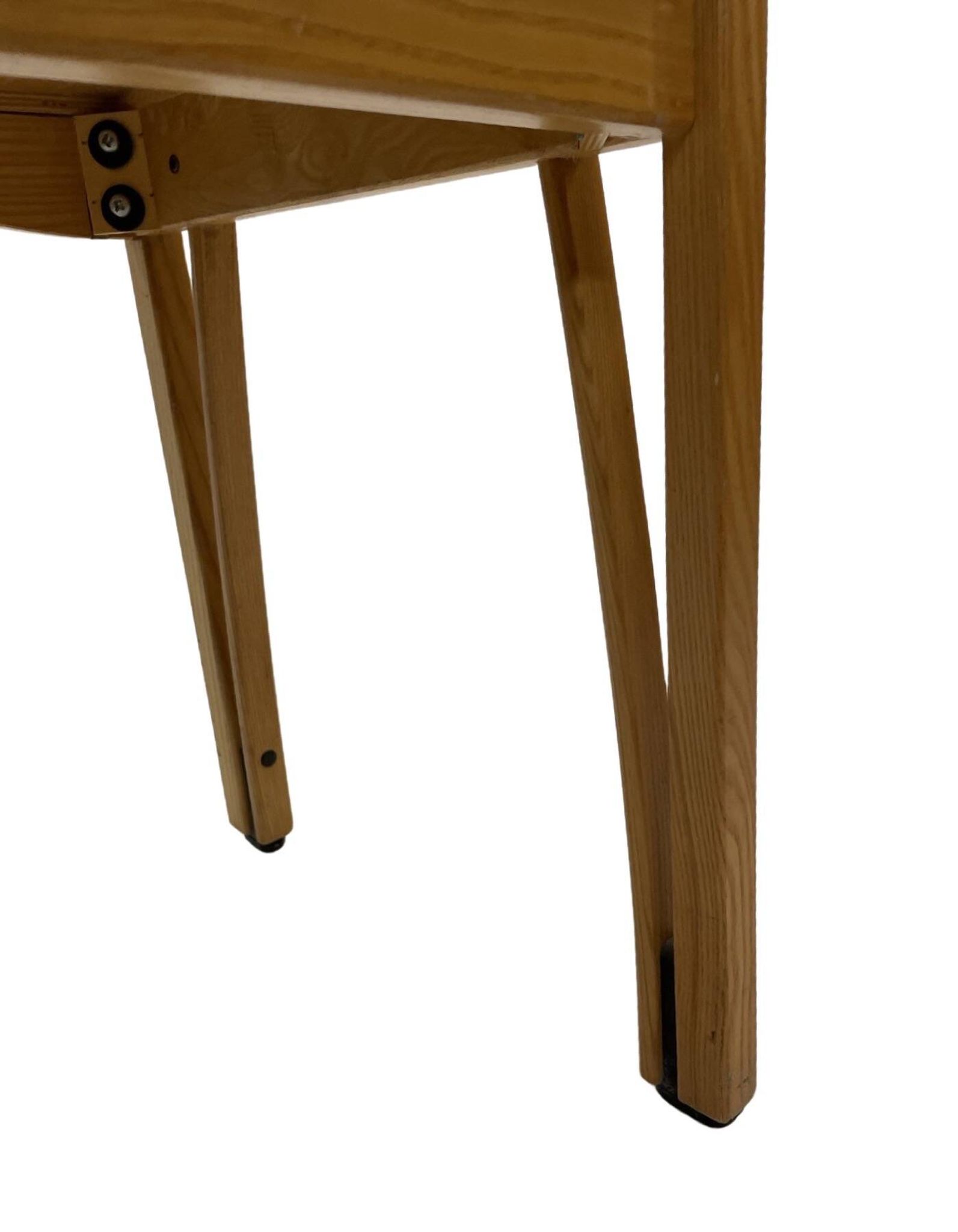 Vintage wooden chair 1980s minimalist design unique