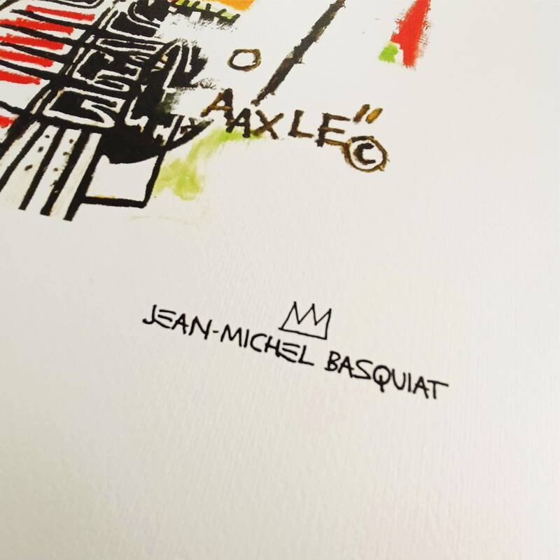 1990s Jean-Michel Basquiat Limited Edition Lithograph -After