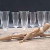 Set of 8 Luminarc champagne flutes