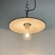 Industrial petrol enamel pendant light, 1970s