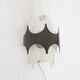 Green and white metal wall scone by Doria, Germany, 1950's
