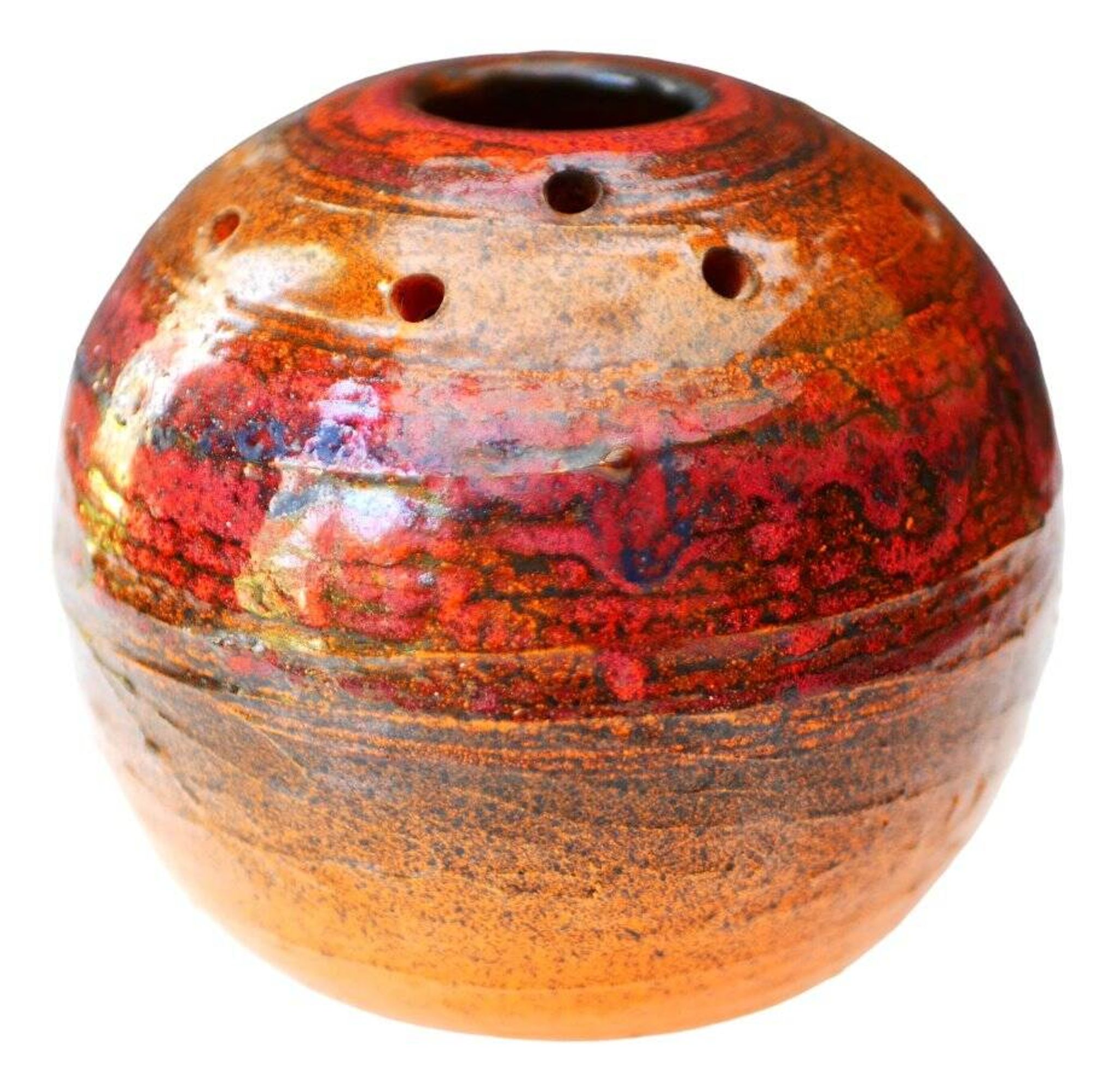 Vase en céramique d'art potier du milieu du siècle de Tilgmans