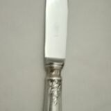 Housewife SFAM model Chambly rocker Louis XV silver metal wooden box