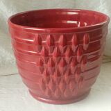 Tiled pot cover of St-Clement 1950s vintage