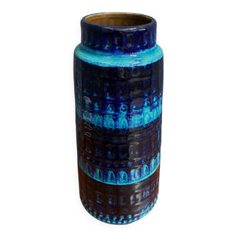 Scheurich blue ceramic vase model 260-30