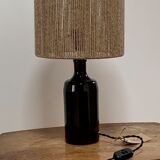 Sandstone lamp and jute string