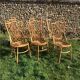 6 vintage wicker chairs 1960