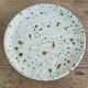 6 plates signed Gustave Tiffoche vintage pyrite glazed stoneware