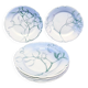 Six assiettes "Gui" Edmond Lachenal Art Nouveau