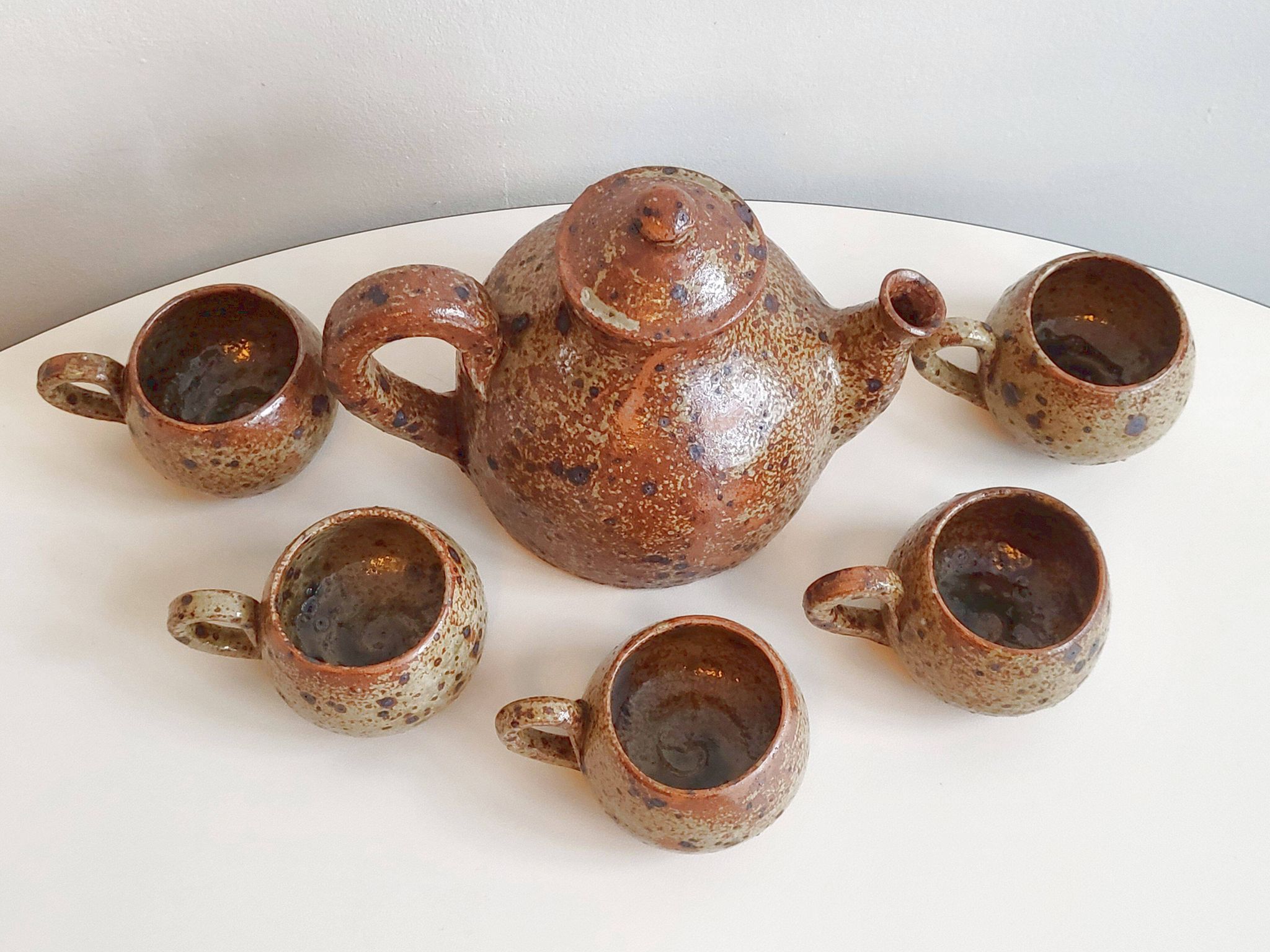 Vintage stoneware coffee service 1970