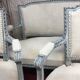 Armchair Cabriolet old Louis XVI style completely renovated