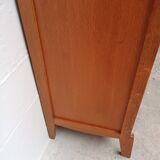 Wing-shaped locker cabinet from the 1950s