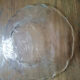 Vintage glass salad bowl