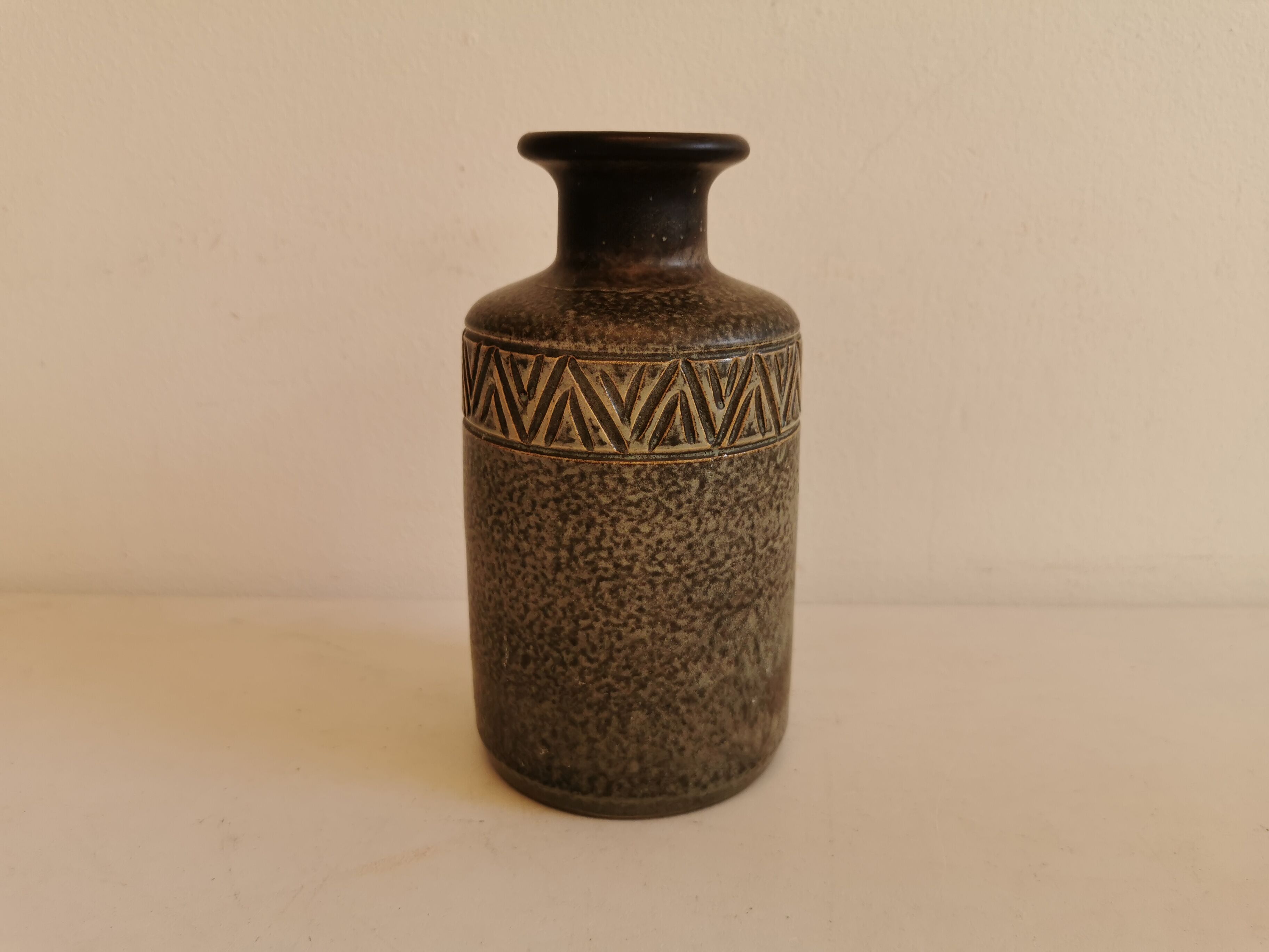 Ceramic vase from Danish Johgus, estimated 1960s-70s